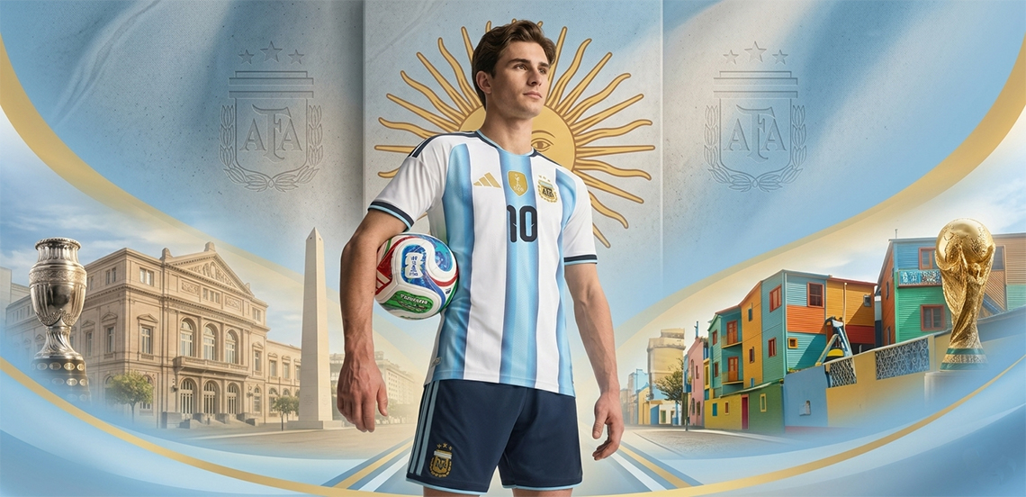 Argentina 2026 world cup home kit dv